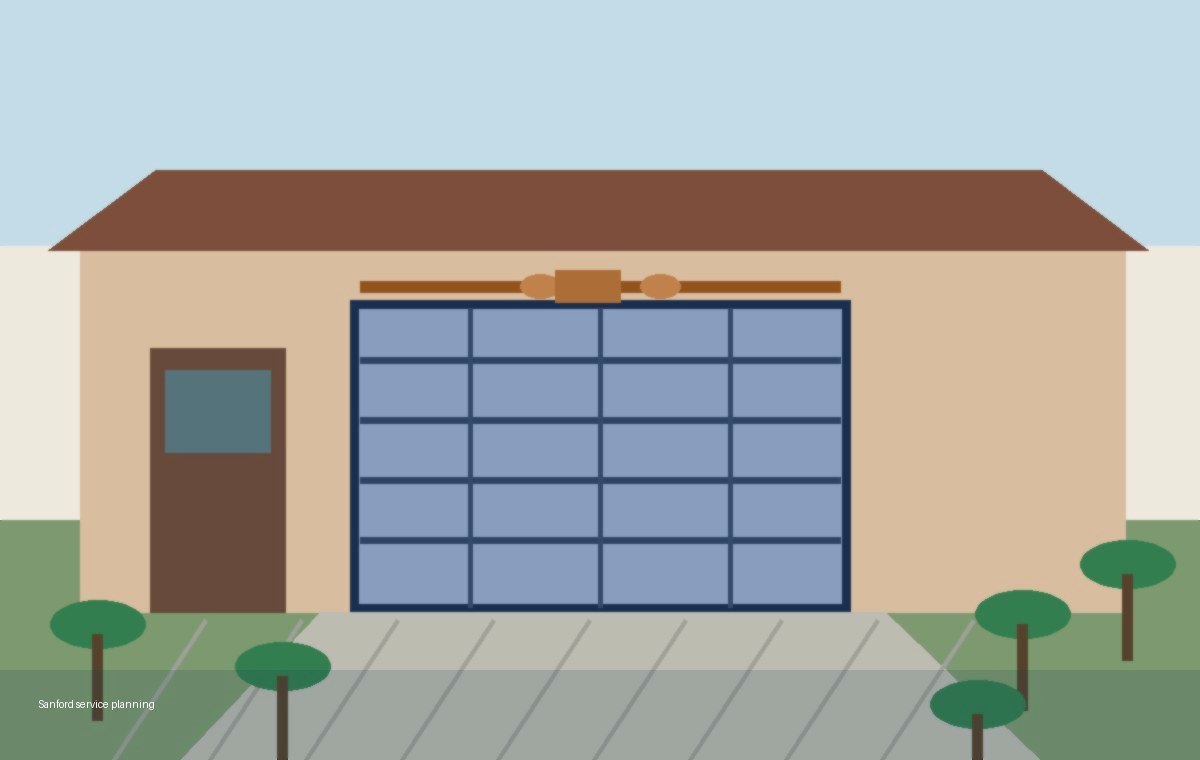 Garage door opener diagnostic for a Sanford residential door