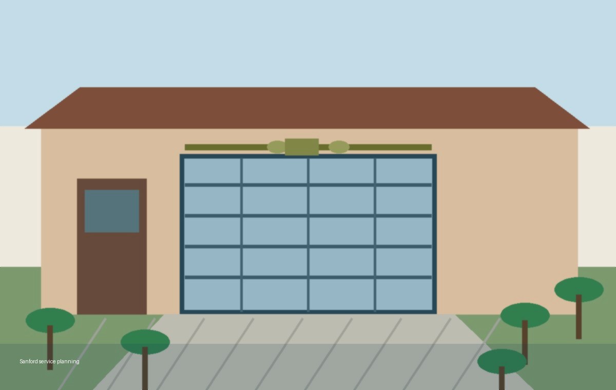 Sanford garage door hardware wear after rain and humidity